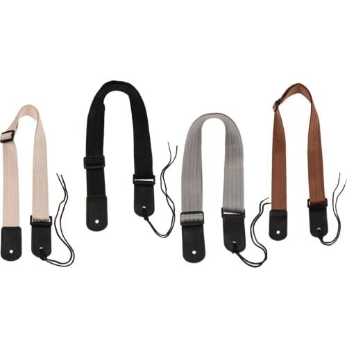 Adjustable Ukuleles Hanging Neck Shoulder Strap Ukulele Sling Solid Color
