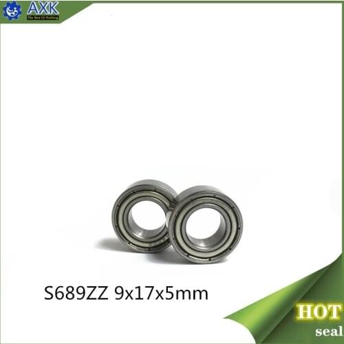 S689ZZ Bearing 9*17*5 mm ( 10PCS ) ABEC-1 440C Roller Stainless Steel S689Z S689 Z ZZ Ball Bearings