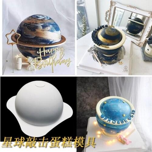 Silicone mould Baking tools for cakes pop mold silicone molds for baking planet Cake mold sphere silicon mold Silicone Ball Mold