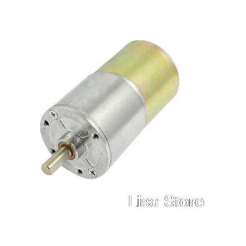 12V 150mA 5RPM 3.5Kg-cm Permament Magnet DC Gear Motor Replacing Part A37RG