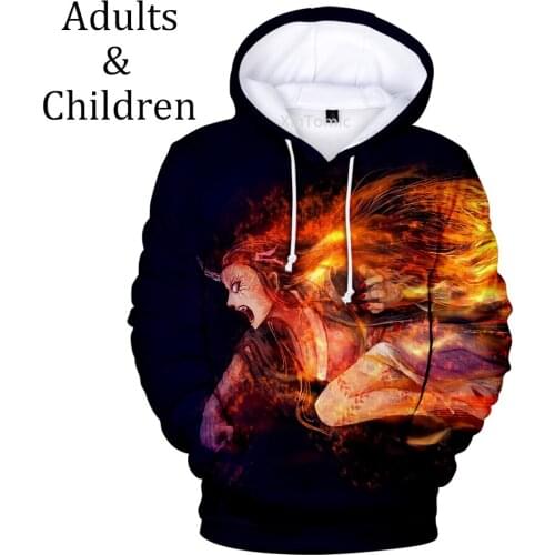 Autumn Ghost Blade 3D Hoodies Men Women Sweatshirts Fashion Hoodie Pullovers Print 3D Demon Slayer Hoodies Kids Hoodies