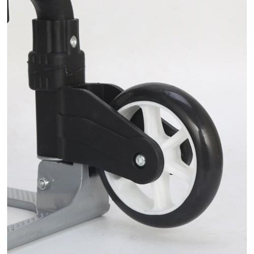 Heavy Duty Aluminum Alloy Folding Hand Truck Lightweight Barrow Cart 160 lbs