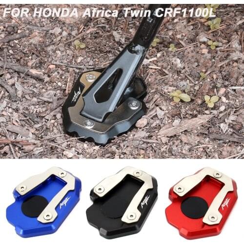 Motorcycle Kickstand Foot Side Stand Extension Pad Support Plate For Honda CRF1100L 1100L CRF 1000 L Africa Twin 2020 2021