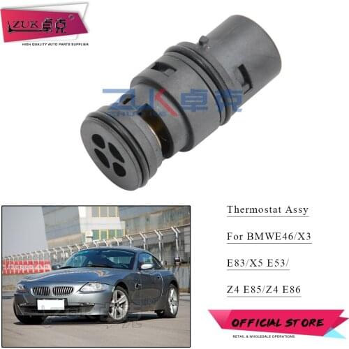 ZUK Coolant Thermostat OEM:17111437362 For BMW E46 318 320 323 325 328 330 For X3 E83 For X5 E53 For Z4 E85 E86
