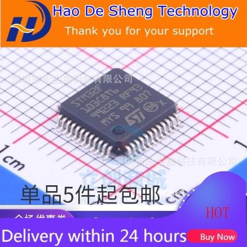 10PCS/LOT STM32F103C8T6 Microcontroller Embedded Processor New Original In Stock