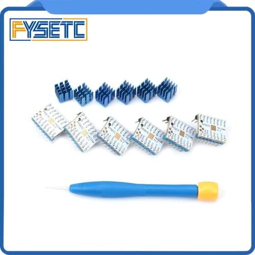 100pcs TMC2208 v1.2 Stepping Motor Mute Driver Stepstick Power Tube Built-in Driver Current 1.4A Peak Current 2A Replace TMC2100