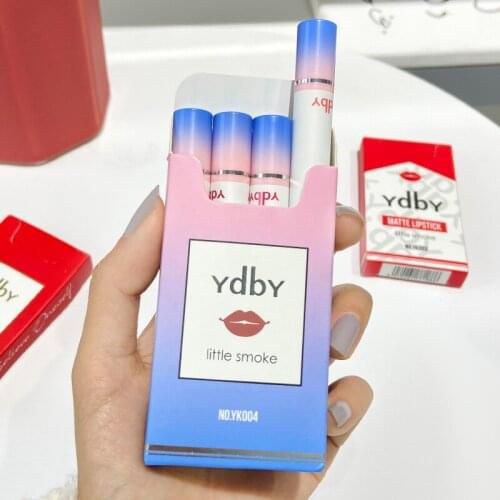 4 Sets Long Lasting Lipstick Waterproof Moisturizing Lipstick Easy To Color Sweatproof Lip Makeup Cosmetic TSLM1