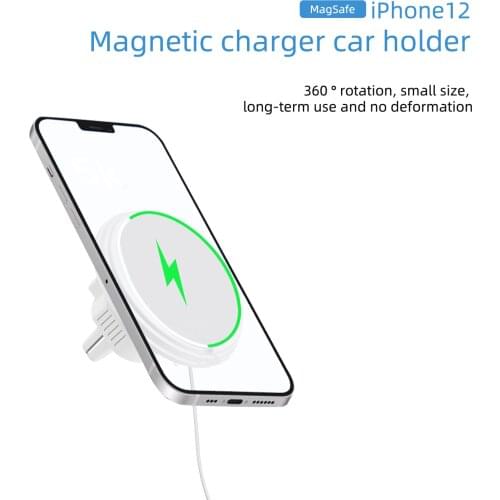 Car Vent Mount Fast Charger Holder Air Vent Mount for Magsafe Phone Holder