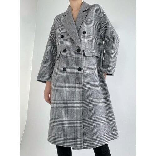 Donsignet Women's Plaid Coats