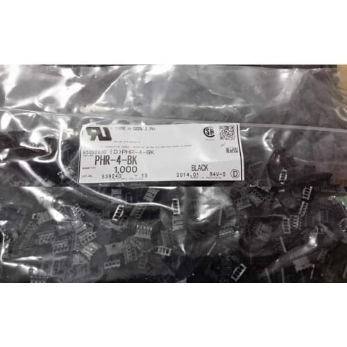 PHR-4-BK Black color Housings Connectors terminals housings 100% new and original parts (D) PHR-4-BK