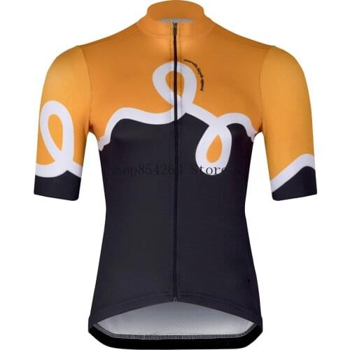 Men Women Yellow Cycling Jersey Bike Shirt Breathable MTB Downhill Road Bike Tops Mountain Bicycle Jersey Maillot Ciclismo