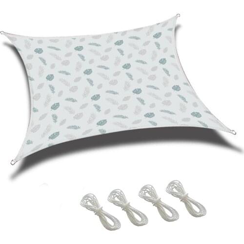 Outdoor Anti-UV Shade Canvas Waterproof 300D Oxford Cloth Summer Sunscreen Rain Cover Garden Outdoor Courtyard Awning