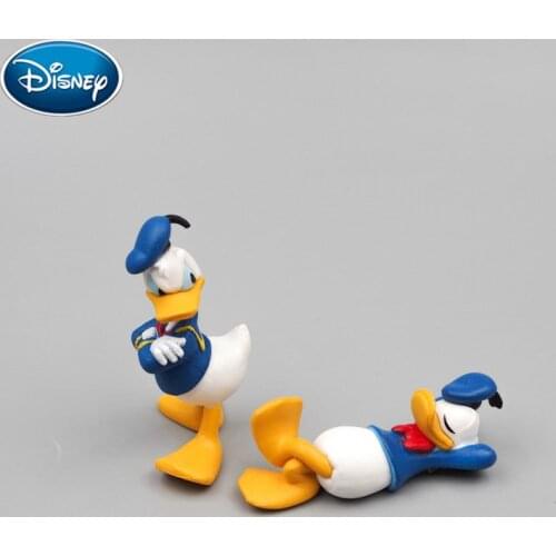 Disney 2pcs toys classic cute doll Donald Duck DIY decoration materials baking cake decoration ornaments gifts