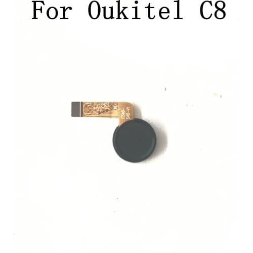 Oukitel C8 Used Fingerprint Sensor Button With Flex Cable FPC For Oukitel C8 Repair Fixing Part Repla