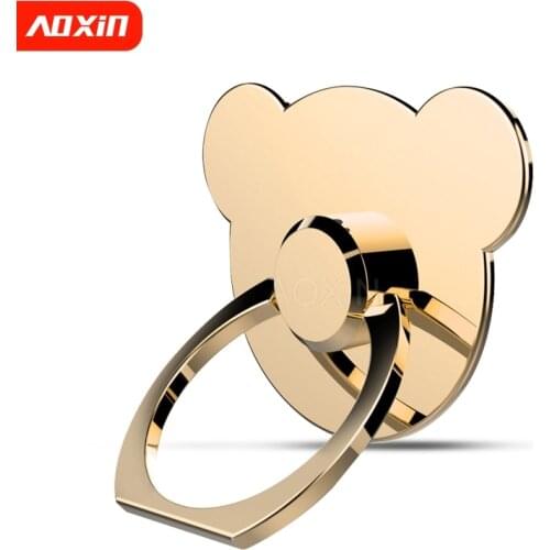 AOXIN 360 Rotate Finger Ring Phone Ring For iPhone X 6 Samsung Huawei Xiaomi Ring Mobile Phone Rotate Stand Holder Bracket Tools