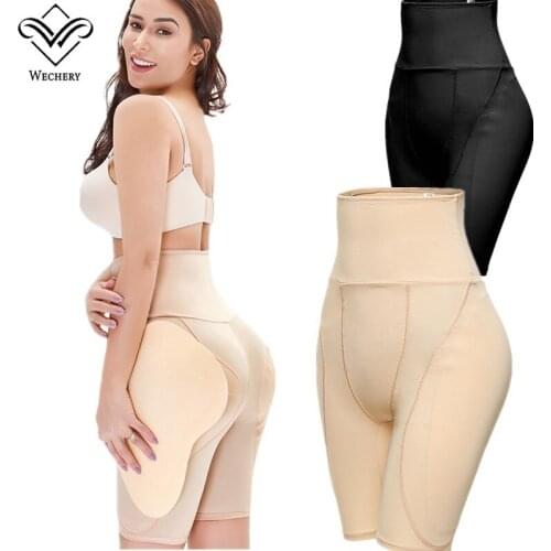 Hip Shapers Women Butt Lifter Removable Padded Panties Big Buttock Builder Thigh Shaperwear High Waist Underwear Plus Size S-6XL