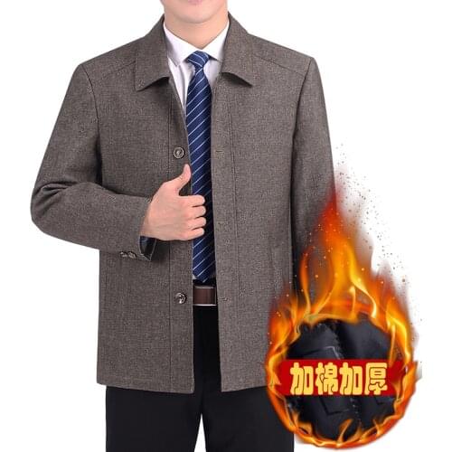 Men Jackets And Coats Middle-aged Mens Jacket 40 Years Old 50 Casual Jacket 5xl 2020 Spring And Autumn Clothing Plus Size Men