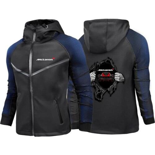 2020 Men McLaren Car Logo Hoodie Designer Motorcycle Jackets Riding Protective Full Set of anti-fall Protective Coat Suit Jacket