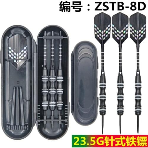 Outdoor Sports New 3Pcs 23.5g Steel Tip Darts Sports Entertainment Nickel Plated Copper Dart Body Nylon Dart Rod PET Flight
