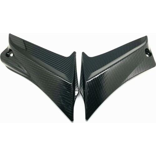 Carbon Fiber Pattern L R Side Fairing Trim Frame Cover for Suzuki Gsxr 600 750 11-20