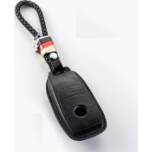 Luxury Genuine Leather Car Key Cover Case for Mercedes Benz C Class W205 C200 C180 C260 C300 E Class W213 E200 S Class