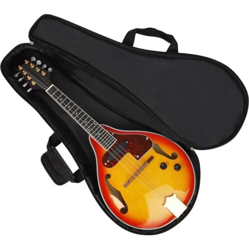 Mandolin Bags Simple Brieft Mandolin Backpack Oxford Padded Oxford Cloth Bag Case Musical Instrument for Kid Christmas Gift