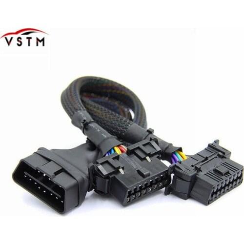 Best Quality OBD2 Extension Cable OBD 16pin male to female For ELM 327 V1.5 For VAG Auto Car Diagnostic Tool Scanner For OP-COM
