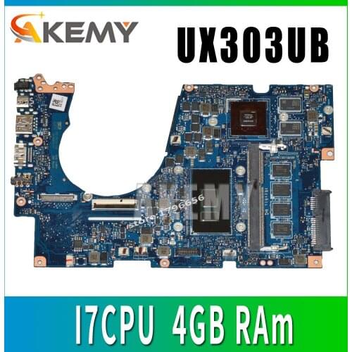 UX303UB Motherboard I7CPU 4GB RAm For ASUS UX303UB UX303U laptop Motherboard UX303Ub Mainboard UX303UB Motherboard test OK
