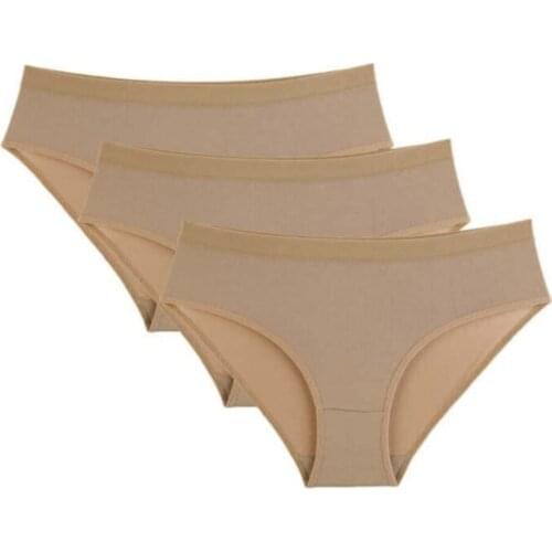 NUNELL Female Skin High Bel 3 Pcs Panties