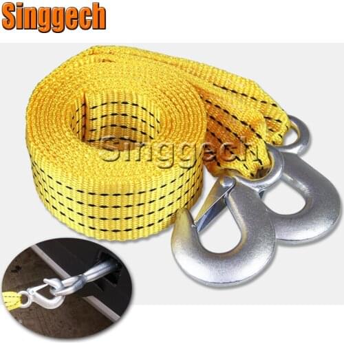 1X Car Towing Rope 3 Meters 3 Tons For Porsche 911 Cayenne Macan For Jaguar XE XF XJ For Infiniti q50 FX35 G35 G37 Accessories