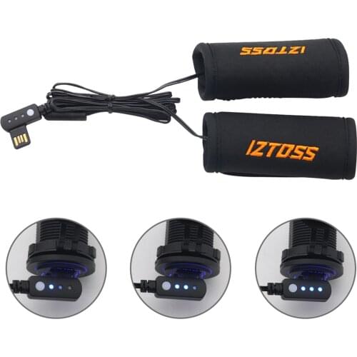 2Pieces ATV Heated Grips Warmer Anti- Wear-resistant for ATV Motorcycle