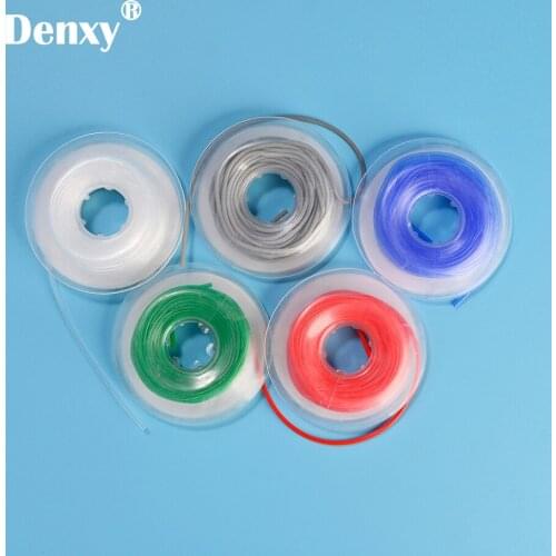 2pc High Class Orthodontic Archwire Sleeve Dental wire protect pump clear silver color Dental Tubing Bumper Orthodontic Bracket