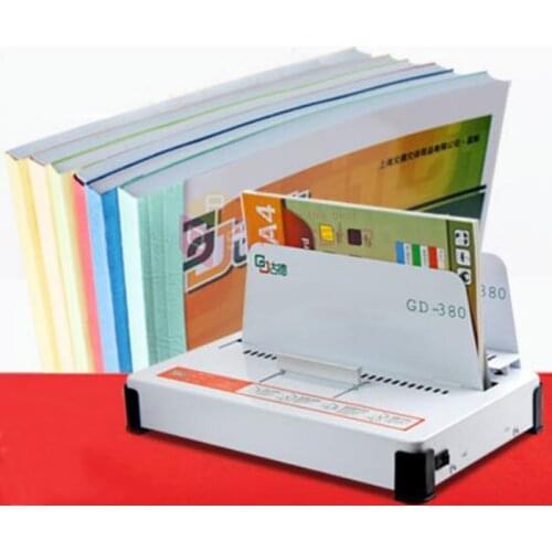 220V A3 A4 A5 Electric Binder Hot Melt Binding Machine Thermal Glue Binding Machine Book Envelope Binding Financial Contracts