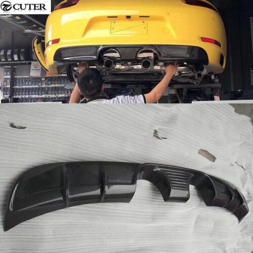 911 991.1 991.2 Carbon fiber rear Bumper Diffuser rear lip for Porsche 911 991.1 991.2 GT3 12-15