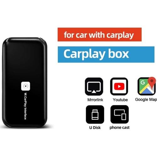 5G Carplay Wireless Box With Mirror Apple Carplay Connect For Any Iphone IOS Version Media Box For Au-di Ben-z V-W Etc