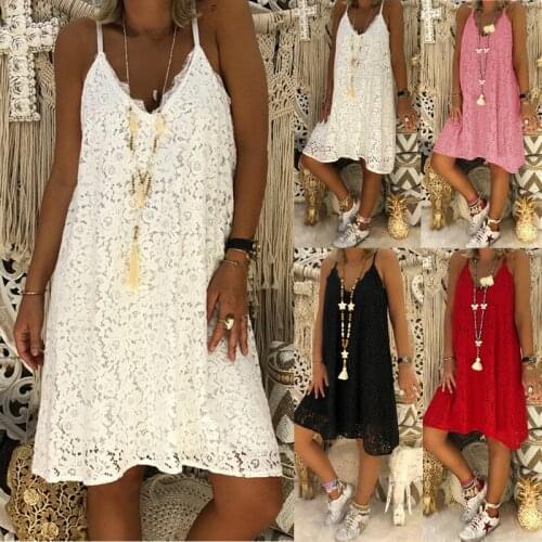 Bikoles Summer Dresses With Lace