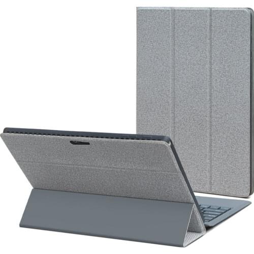 Tablet Sleeve Pouch for Microsoft Surface Pro 7/6/5/4/Go/Go 2 Multiple Angle Viewing Folio Case Cover for Type Cover Keyboard