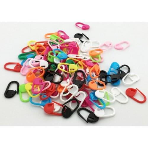 DHL 20bag 500pcs/bag Plastic Markers Holder Needle Clip Craft Mix Mini Knitting Crochet Locking Stitch Accessories shoe Sewing