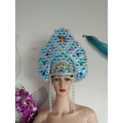 Samba Headdress Stage dance headwear Fashion show wear party dance costume