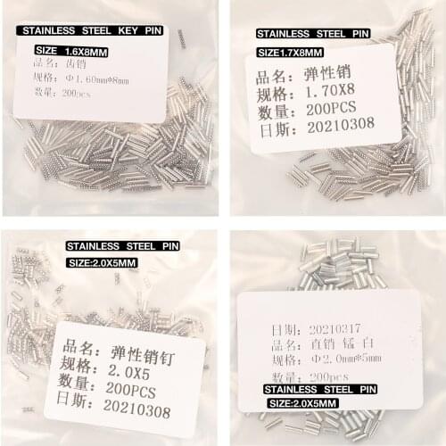 Jingyuqin 200pcs Car Flip Remote Key Fixed Pins Screws Set Auto Locksmith Tools Part Repair Accessories Locksmith Tools Supplies