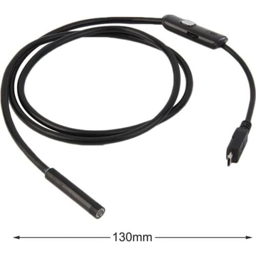 Hot Mini USB Endoscope Camera 7mm Waterproof 720P HD Borescope Snake Inspection Tube Video Camera Adapte For Smartphone