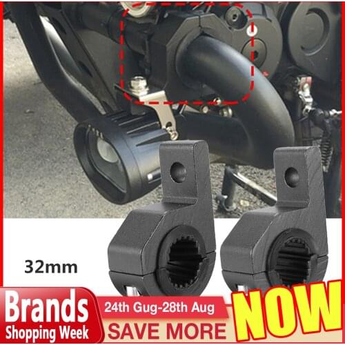 2PCS 30-32MM Motorcycle LED Headlight Clamps Brackets Tube Clamp Mount Kit For Motorcycle Spotlights Or Fog Light Mount