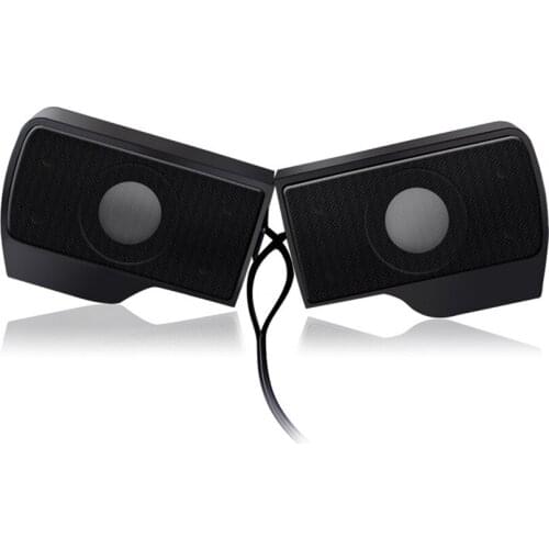 Computer Speakers for Desktop PC, Laptop, 3.5mm & USB Powered, Small Wired 2.0 Channels Stereo Clear Speakers for Music Player