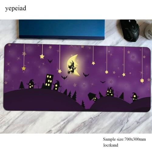 Halloween mouse pad gamer Gorgeous gaming mousepad 900x400x3mm notbook desk mat Cartoon padmouse games pc gamer mats gamepad