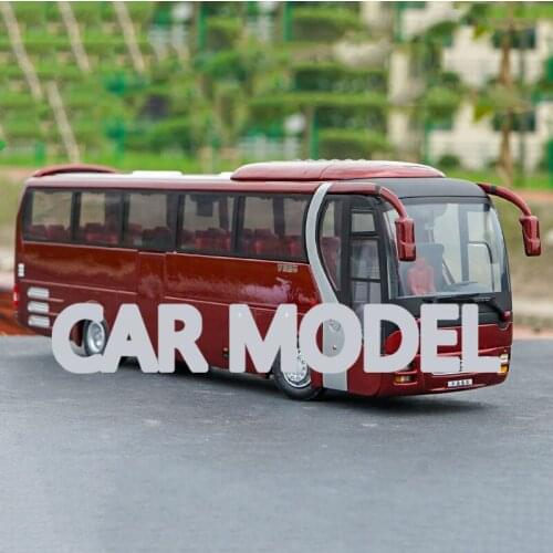 1:42 scale Alloy Toy Vehicles yutong MAN New Lions star Tour ZK6120R41 bus Car Model Of Childrens Toy Cars Original Kids Toys