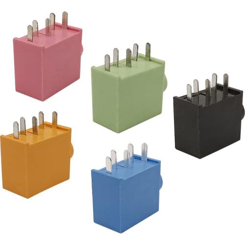 5Pcs Headphone Jack PJ-325 3.5 mm 5Pin Stereo Female Socket Audio Jack Socket Earphone Connector Multicolor