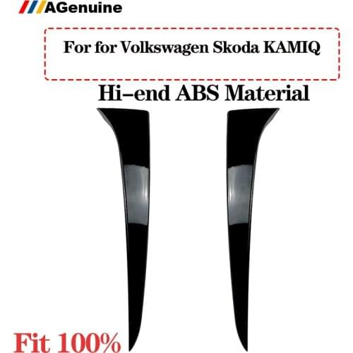 Car modification Hi-end ABS Gloss Black Rear Wing Side Spoiler Lip for Volkswagen Skoda KAMIQ