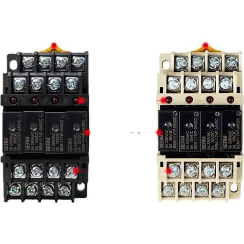 Module terminal relay g6b-4bnd DC24 V module combination normally open base