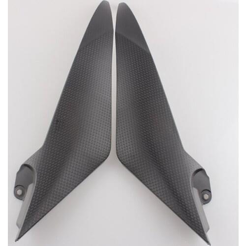 Motorbike Black ABS Tank Side Covers Panels Gas Fairing For Yamaha YZF R6 2008-2015 YZF-R6