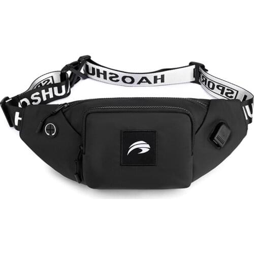 New Style Mens Chest Bag Casual Messenger Bag Nylon Fashion Small Backpack Mens Bag Travel Satchel Coin Purse